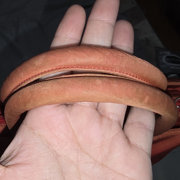 Authentic Prada Women's Vermillion Nylon Handbag - Picture 9 of 9